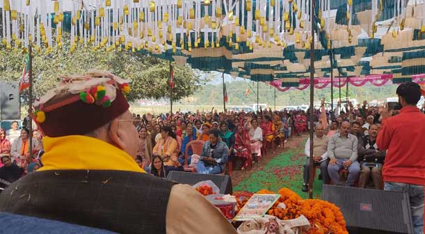 कैबिनेट मंत्री महाराज ने मतदाताओं से की भाजपा प्रत्याशी विनोद कुमार को भारी मतों से जिताने की अपील