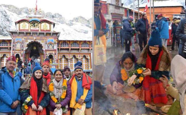 उत्तराखंड विधानसभा अध्यक्ष ऋतु खंडूडी भूषण ने बदरीनाथ धाम पहुंच कर विशेष पूजा-अर्चना की