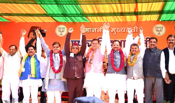 मुख्यमंत्री पुष्कर सिंह धामी ने विधानसभा कालाढूँगी के लिए 95.09 करोड़ रूपये की 36 योजनाओं का किया लोकार्पण व शिलान्यास