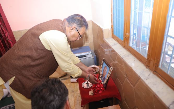 सैनिक कल्याण मंत्री गणेश जोशी ने रिटायर्ड कैप्टन धनी राम नैनवाल के निधन पर व्यक्त की संवेदना 