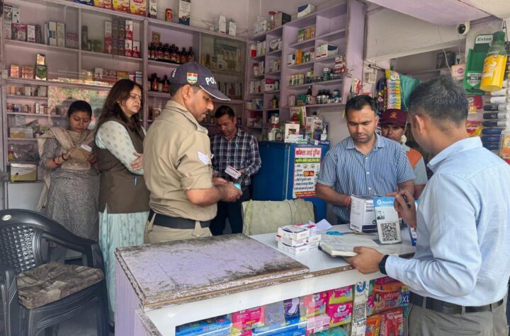 “Safe Drugs: Safe Life” अभियान के तहत देहरादून में औषधि दुकानों का संयुक्त निरीक्षण