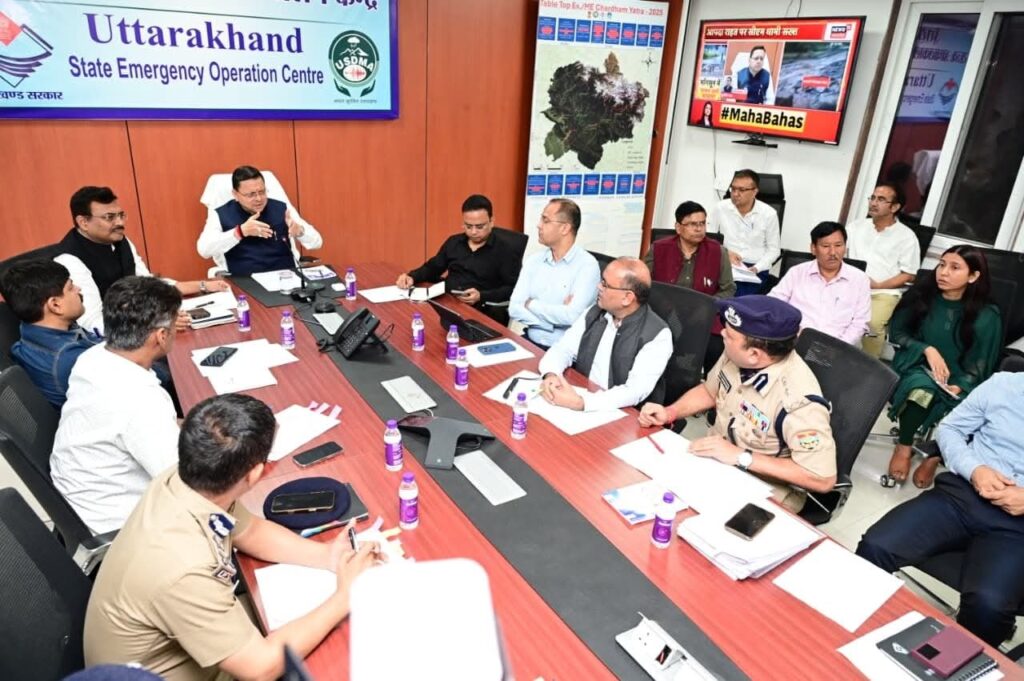 मुख्यमंत्री ने की आपदा राहत कार्यों की समीक्षा