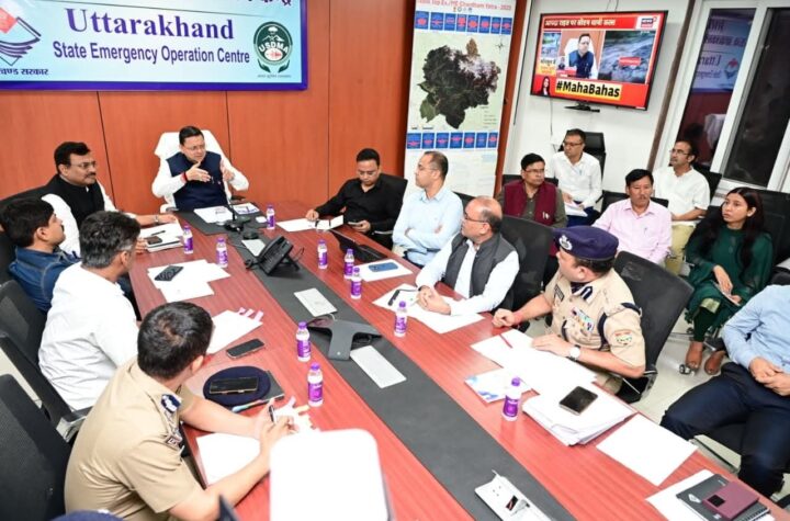 मुख्यमंत्री ने की आपदा राहत कार्यों की समीक्षा