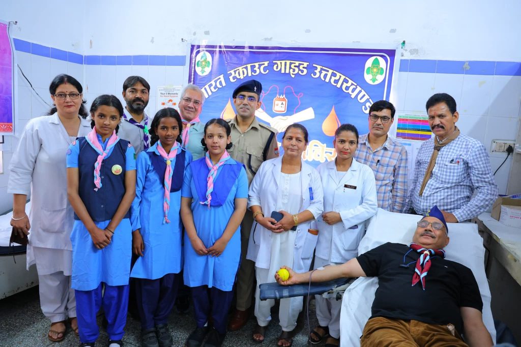 स्वस्थ नारी, सशक्त परिवार अभियान के तहत रक्त शिविर आयोजित