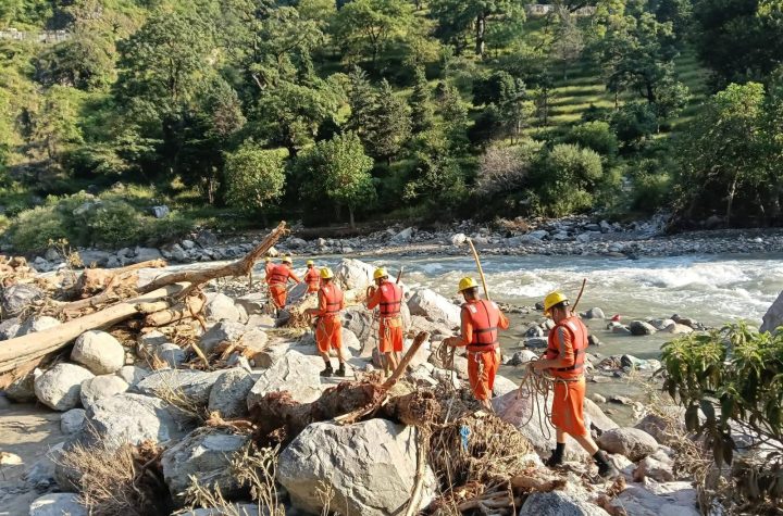 नंदानगर के आपदा प्रभावित गांवों में संचालित रेस्क्यू अभियान पूरा हुआ