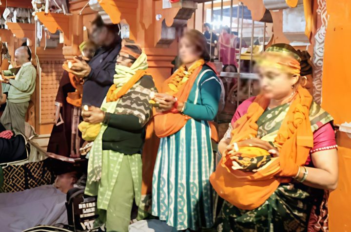 खड़ा दीया अनुष्ठान का शुभारंभ किया