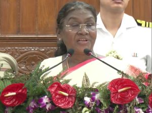 राष्ट्रपति ने राजभवन के मुख्य द्वार का किया शिलान्यास