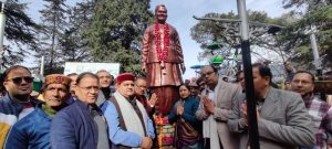 मसूरी अटल उद्यान में भारत रत्न अटल बिहारी वाजपेयी की प्रतिमा का गरिमामय लोकार्पण