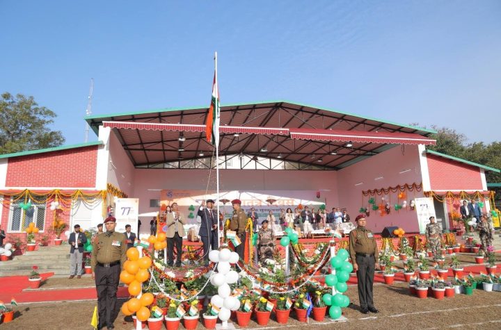 टीएचडीसी इंडिया लिमिटेड ने हर्षोल्लास से मनाया 77वां गणतंत्र दिवस