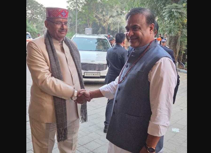 कृषि मंत्री गणेश जोशी ने असम के मुख्यमंत्री हिमंत बिस्वा सरमा से की भेंट