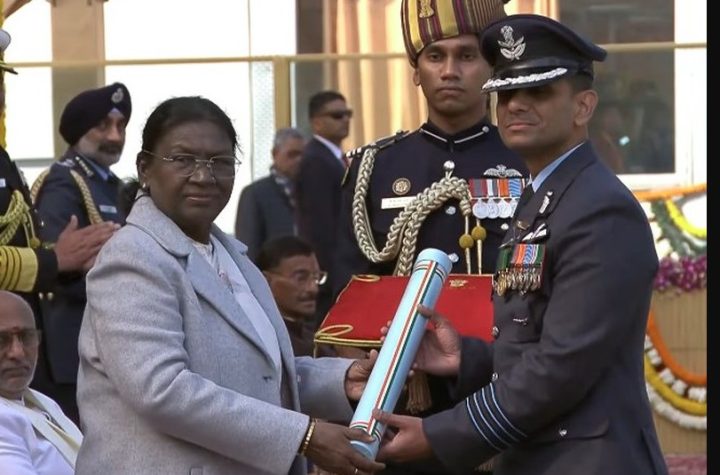 वायुसेना के ग्रुप कैप्टन शुभांशु शुक्ला अशोक चक्र से हुए सम्मानित