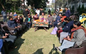 समान कार्य समान वेतन के लिए उपनल कर्मचारी महासंघ ने मंत्री गणेश जोशी से भेंट कर जताया आभार