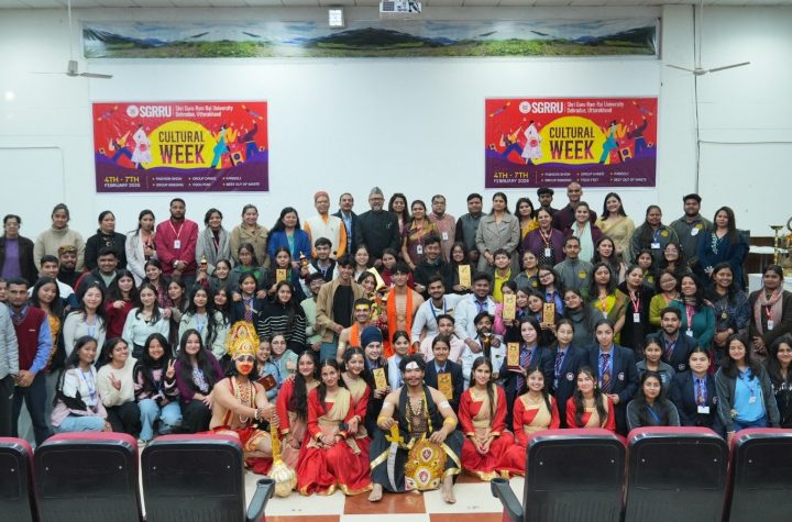श्री गुरु राम राय विश्वविद्यालय में सांस्कृतिक सप्ताह का रंगारंग प्रस्तुतियों के साथ भव्य समापन