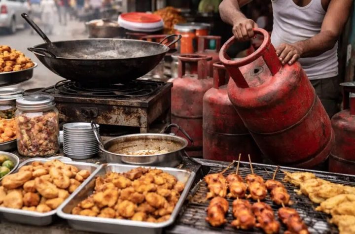 गैस सिलिंडर संकट का असर, ढाबों और रेहड़ियों में बढे खाने-पीने के दाम