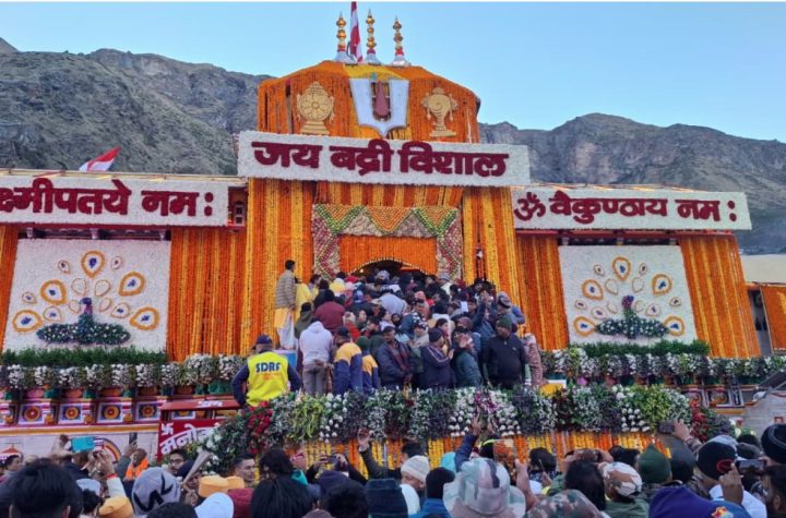 विधि-विधान के साथ खुले बद्रीनाथ धाम के कपाट, हजारों श्रद्धालु रहे मौजूद