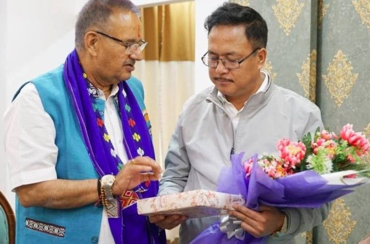 कृषि मंत्री गणेश जोशी ने अरुणाचल प्रदेश के कृषि मंत्री गेब्रियल डी. वांगसू से की शिष्टाचार भेंट