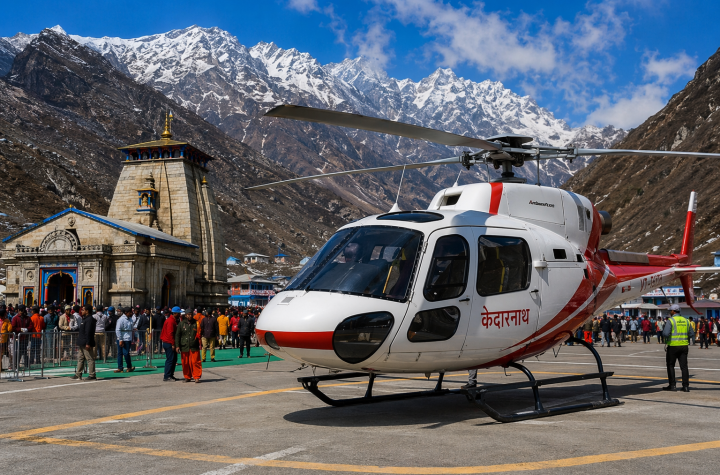 केदारनाथ हेली सेवा की ऑनलाइन बुकिंग आज से शुरू, शाम 6 बजे खुलेगा पोर्टल