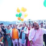 मुख्यमंत्री ने उच्चीकृत क्रिकेट मैदान का लोकार्पण किया