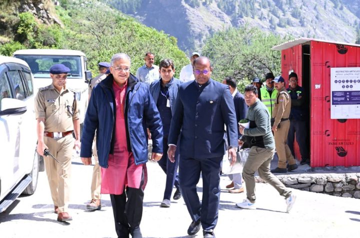 उत्तरकाशी पहुंचे देश के मुख्य निर्वाचन आयुक्त