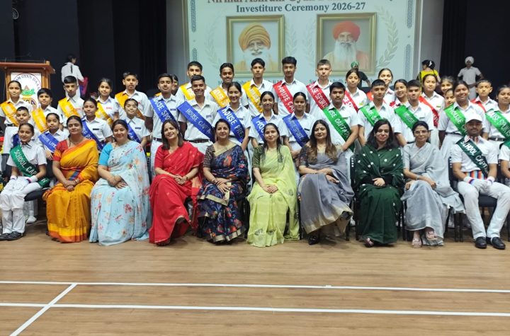 एनजीए में अलंकरण समारोह: 44 छात्र प्रतिनिधियों ने ली शपथ, अमरीश व सोनम बने स्कूल कप्तान