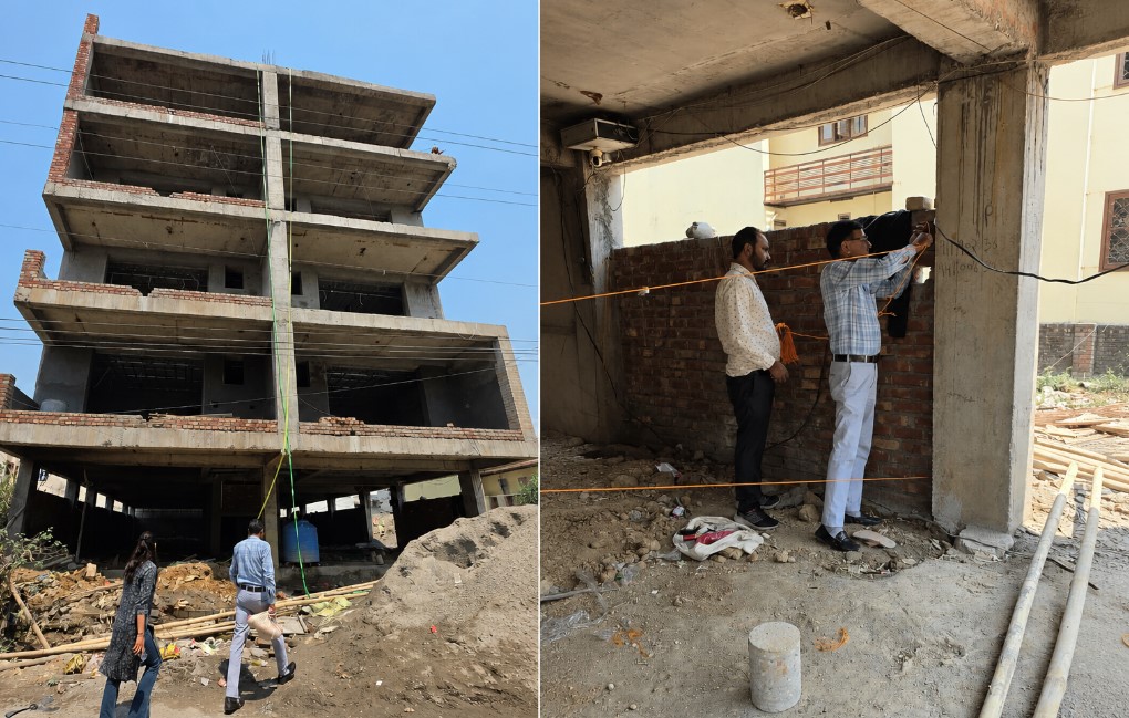 एमडीडीए की बड़ी कार्रवाई, सुभाष नगर में अवैध निर्माण सील