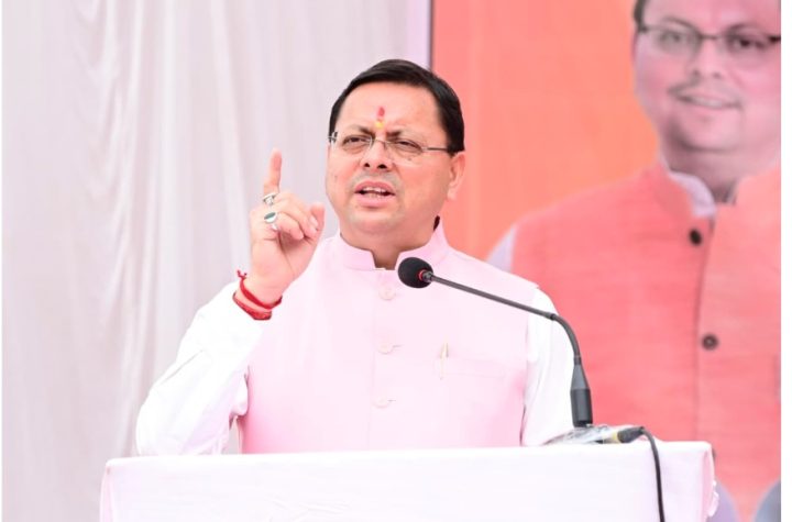 मुख्यमंत्री ने दन्या में जनसभा को किया संबोधित, की कई विकास योजनाओं की घोषणा