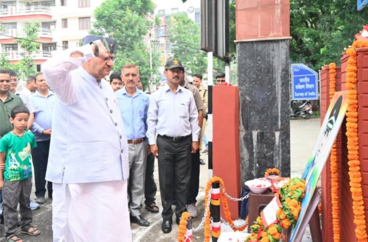 सैनिक कल्याण मंत्री गणेश जोशी ने अमर शहीद मेजर भूपेन्द्र कण्डारी की 23वीं पुण्यतिथि पर दी श्रद्धांजलि