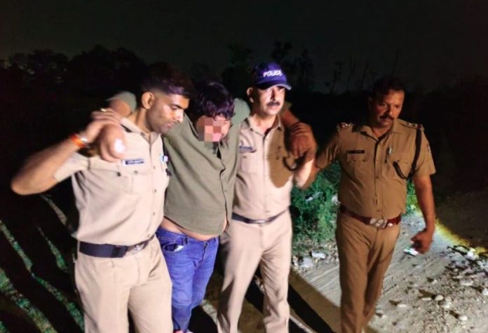 पुलिस मुठभेड़ में राजस्थान के दो बदमाश गिरफ्तार, एक के पैर में लगी गोली