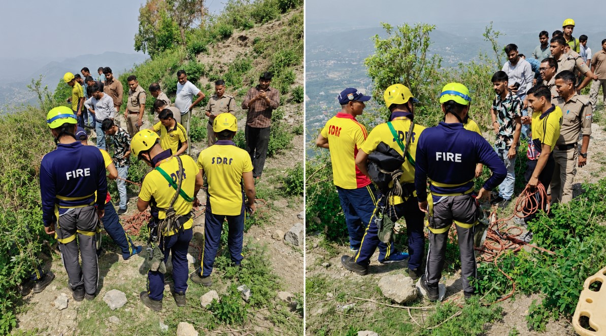 मसूरी रोड पर दर्दनाक हादसा, गहरी खाई में गिरी कार, चार लोगों की मौत