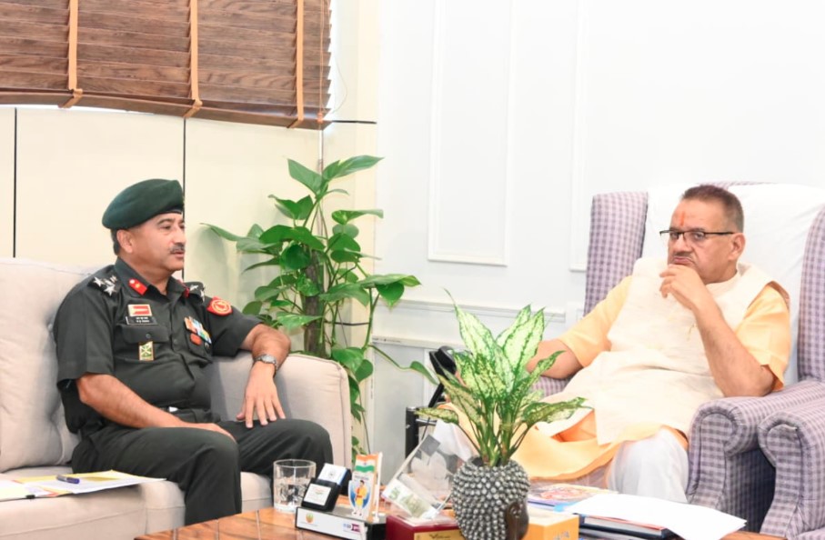कैबिनेट मंत्री गणेश जोशी से मिले उत्तराखण्ड सब एरिया के डिप्टी जीओसी