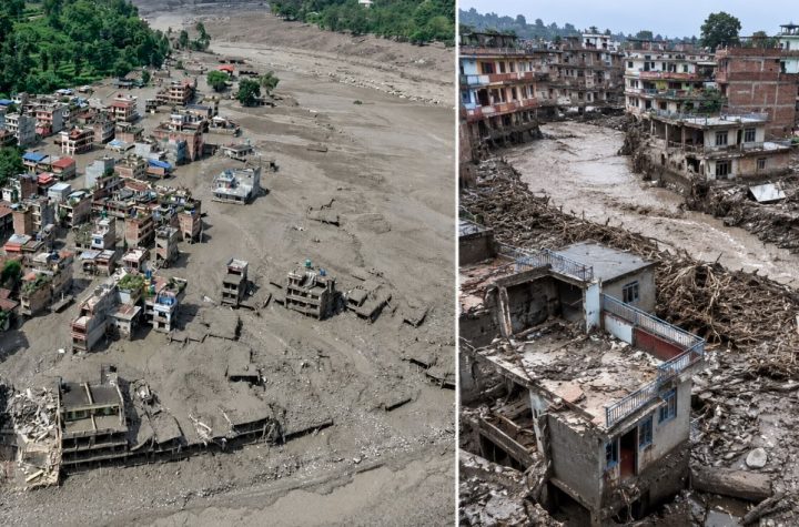 नेपाल-चीन सीमा पर बाढ़ से भारी तबाही, 165 लोगों की मौत