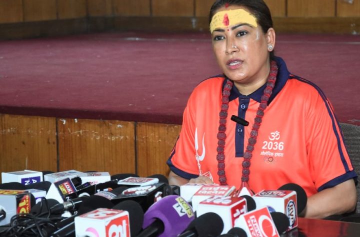 2036 ओलंपिक मेजबानी का संकल्प लेकर कावड़ उठाएंगी रेखा आर्या