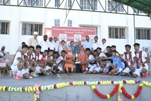 निर्मल दीपमाला विद्यालय में इंटर फुटबॉल टूर्नामेंट 2026 का रोमांचक समापन