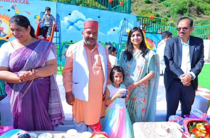 पूल्ड आवास परिसर की बाल वाटिका को मिला नया स्वरूप, बच्चों के लिए किया गया लोकार्पण